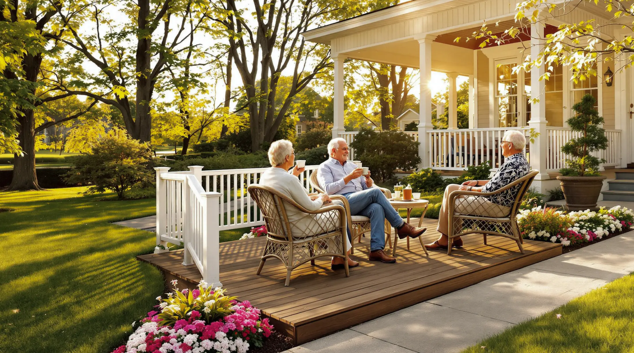 Beautiful house exterior