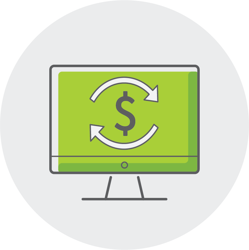 Computer Money Icon