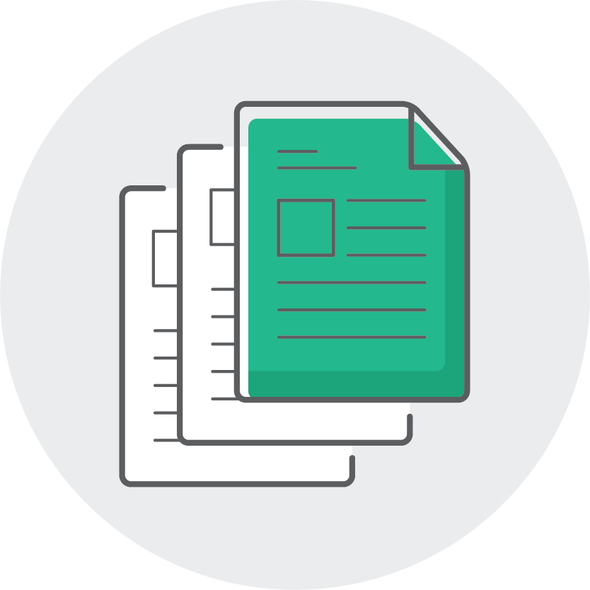 Papers Stack Icon